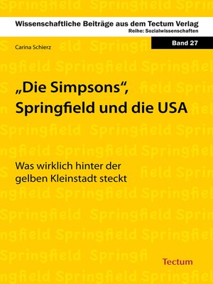cover image of Die Simpsons, Springfield und die USA